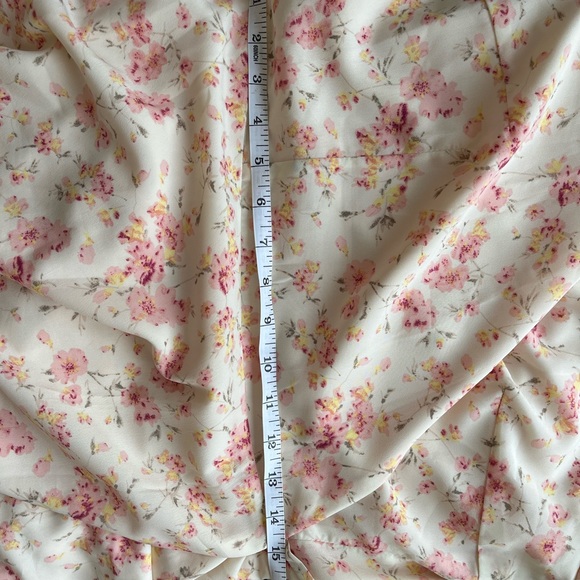 Floral Wrap Midi Dress - fits L or XL - Picture 5 of 8